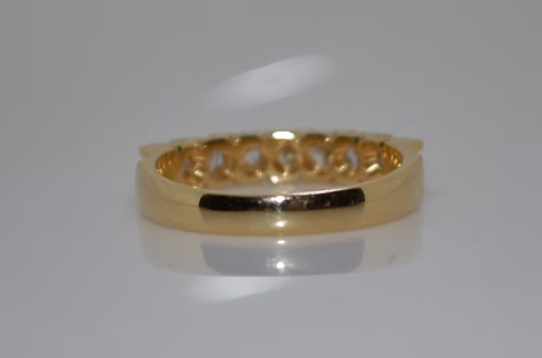 Meia Aliança Ouro - Imagem 3